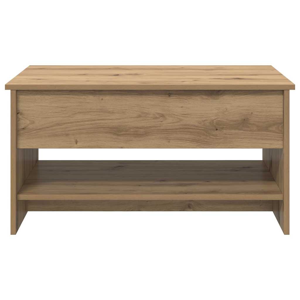 Masă de cafea stejar artizanal 80 x 50.5 x 41.5 cm GartenMobel Dekor