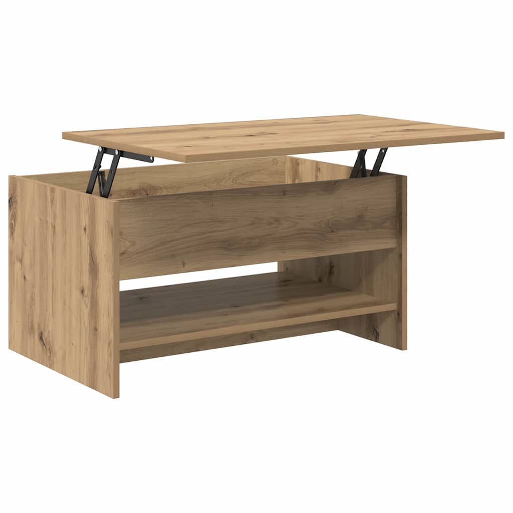 Masă de cafea stejar artizanal 80 x 50.5 x 41.5 cm GartenMobel Dekor
