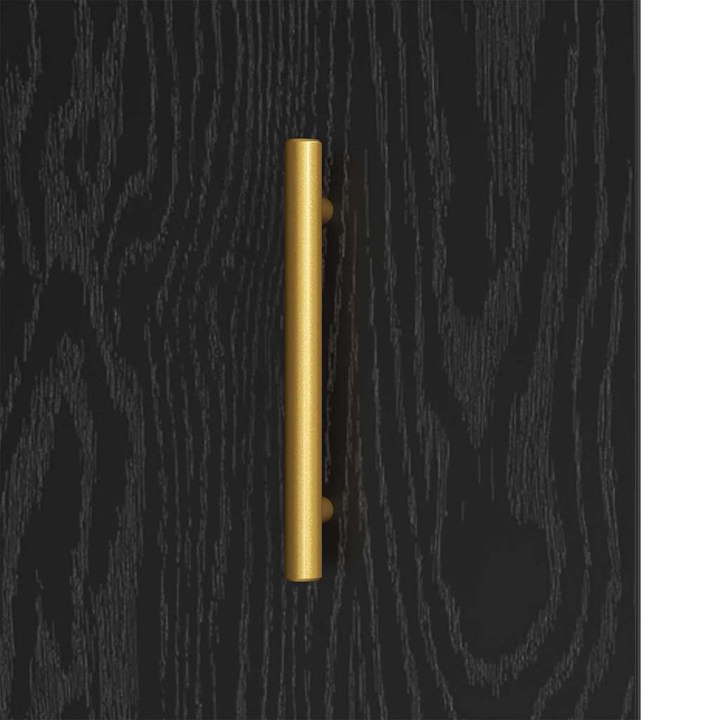 Bufet Stejar negru 34 x 34.5 x 90 cm Lemn compozit GartenMobel Dekor