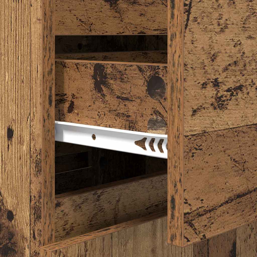 Bufet cu sertar Lemn vechi 35 x 40 x 70 cm Lemn compozit GartenMobel Dekor