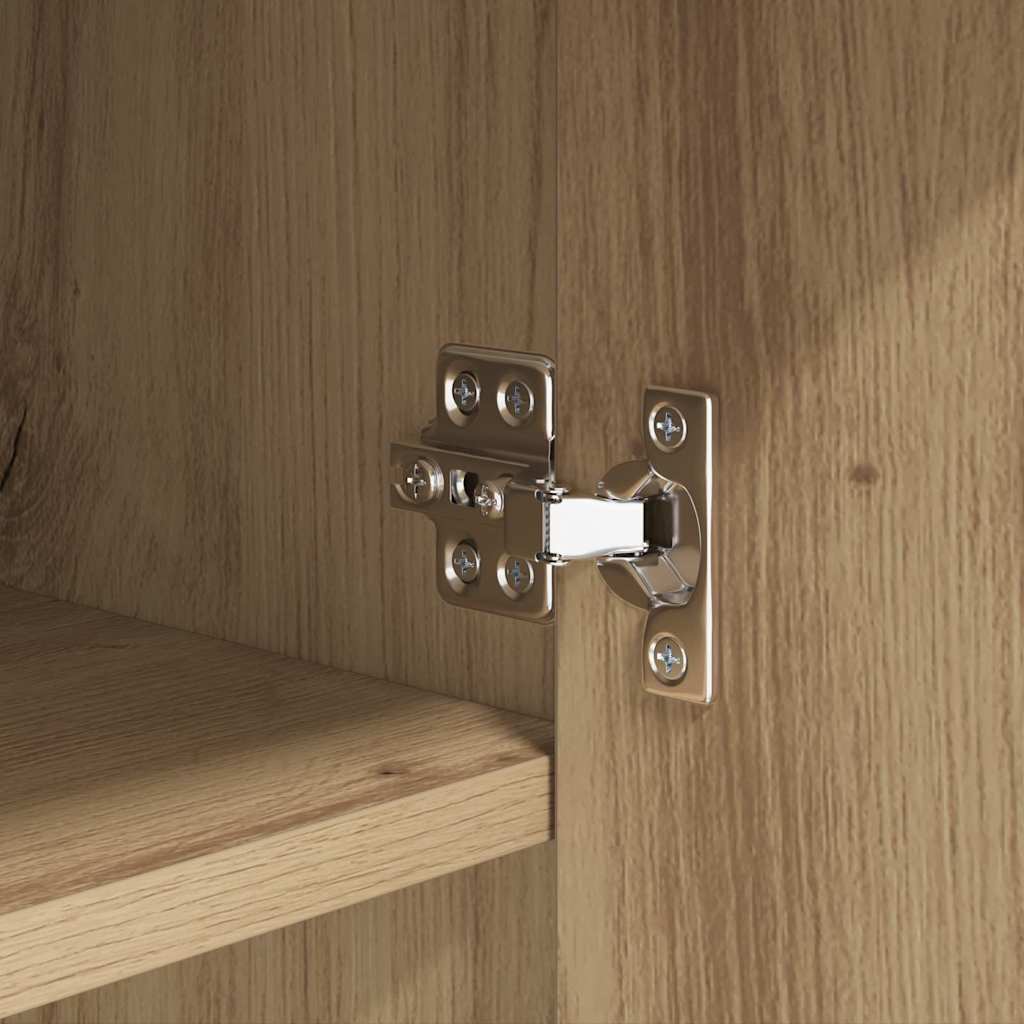 Bufet stejar artizanal 42.5 x 40 x 93 cm Lemn compozit GartenMobel Dekor