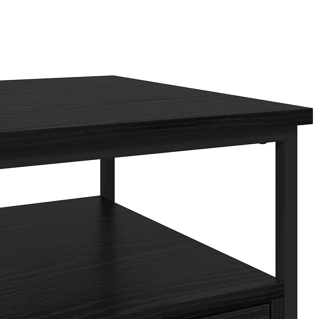 Dulap de noapte Stejar negru 40 x 42 x 56 cm Lemn compozit GartenMobel Dekor