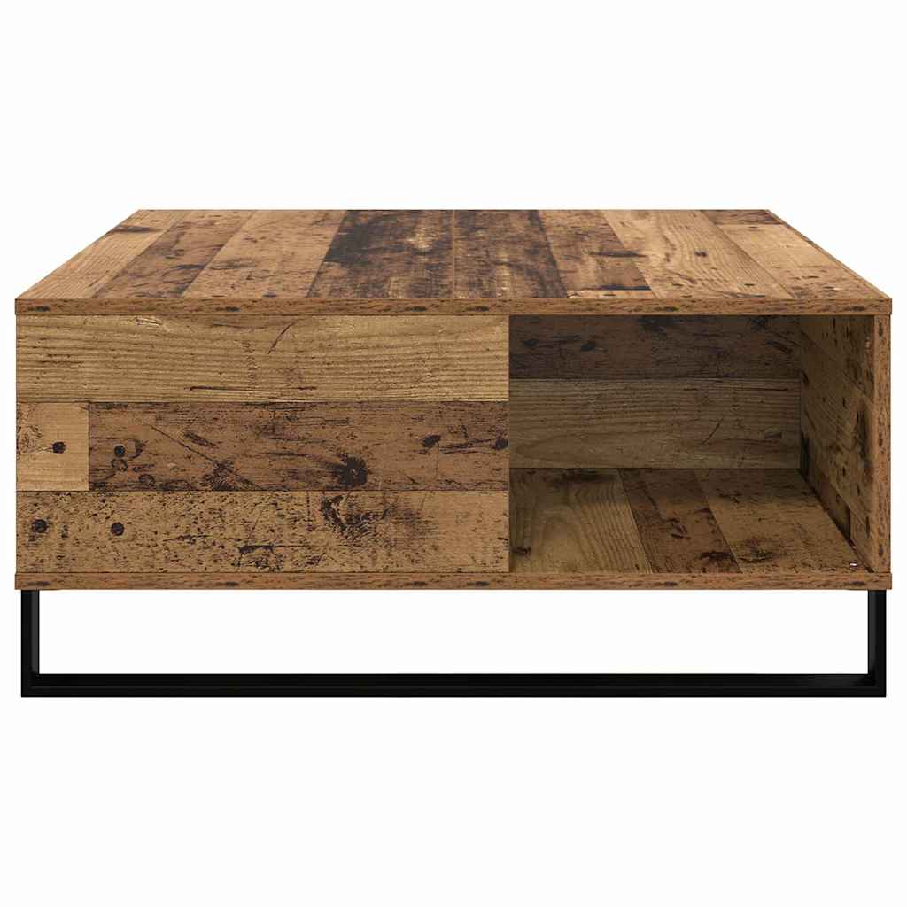 Masă de cafea Lemn vechi 80 x 80 x 36.5 cm Lemn compozit GartenMobel Dekor