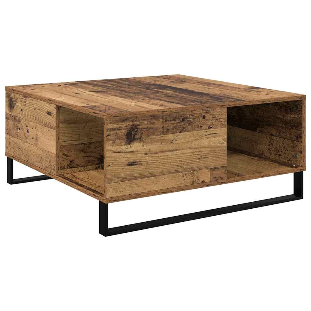 Masă de cafea Lemn vechi 80 x 80 x 36.5 cm Lemn compozit GartenMobel Dekor