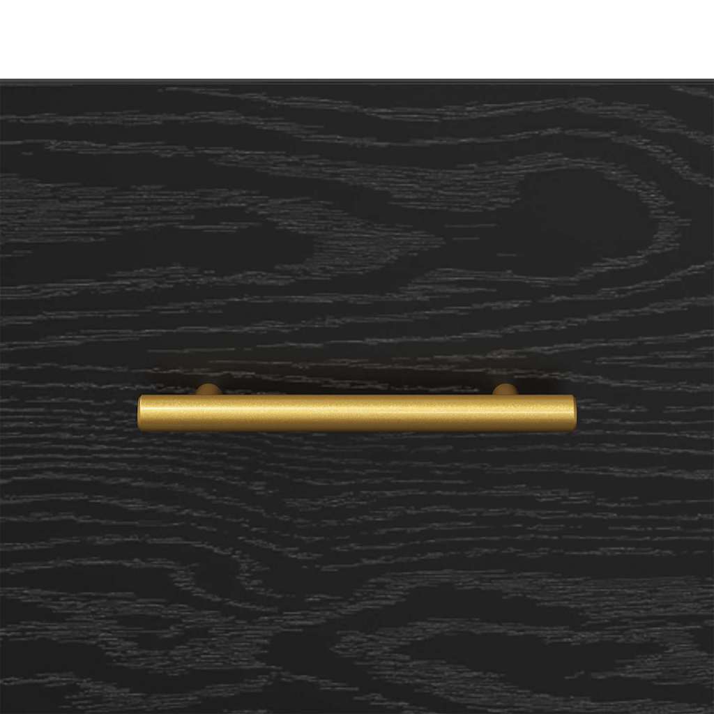 Noptieră cu sertar 2 pcs Negru 40 x 35 x 47.5 cm Lemn compozit GartenMobel Dekor