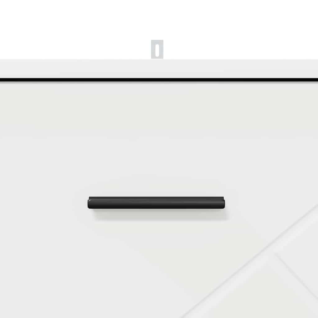 Dulap de noapte cu sertar Alb 38 x 38 x 66 cm Lemn compozit GartenMobel Dekor