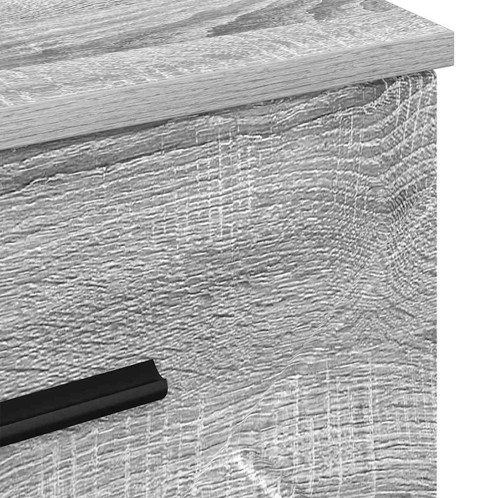Dulap de noapte sonoma gri 38 x 38 x 66 cm Lemn compozit GartenMobel Dekor