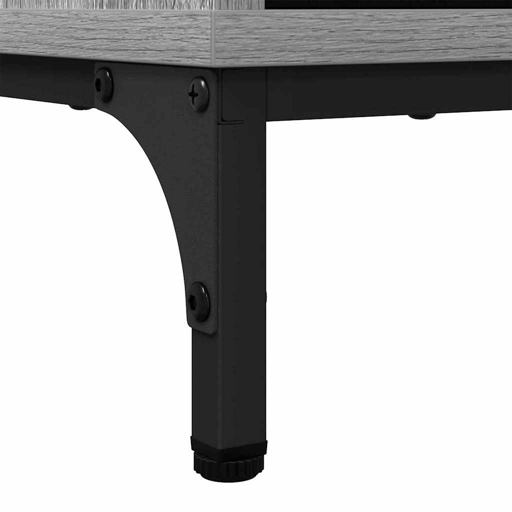 Bufet cu sertar sonoma gri 79.5 x 33 x 82 cm Lemn compozit GartenMobel Dekor