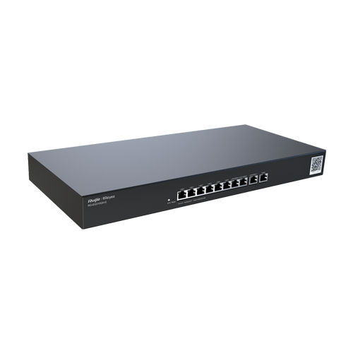 Router 10 porturi Ruijie, RJ45 Gigabit, Multi-WAN, Cloud Management RG-EG310GH-E SafetyGuard Surveillance