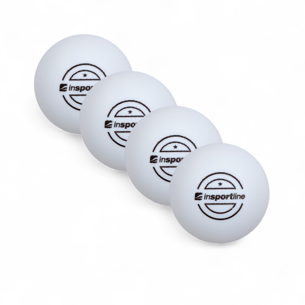 Set tenis de masa inSPORTline Ekholm – fileu, 2 palete, 4 mingi FitLine Training