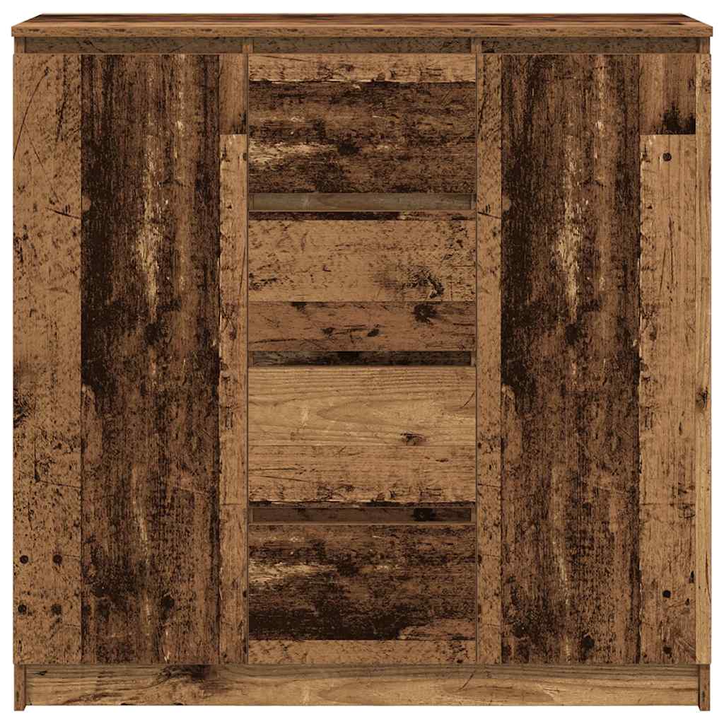 Bufetă cu sertare Lemn vechi 100,5x35x98,5 cm Lemn prelucrat GartenMobel Dekor
