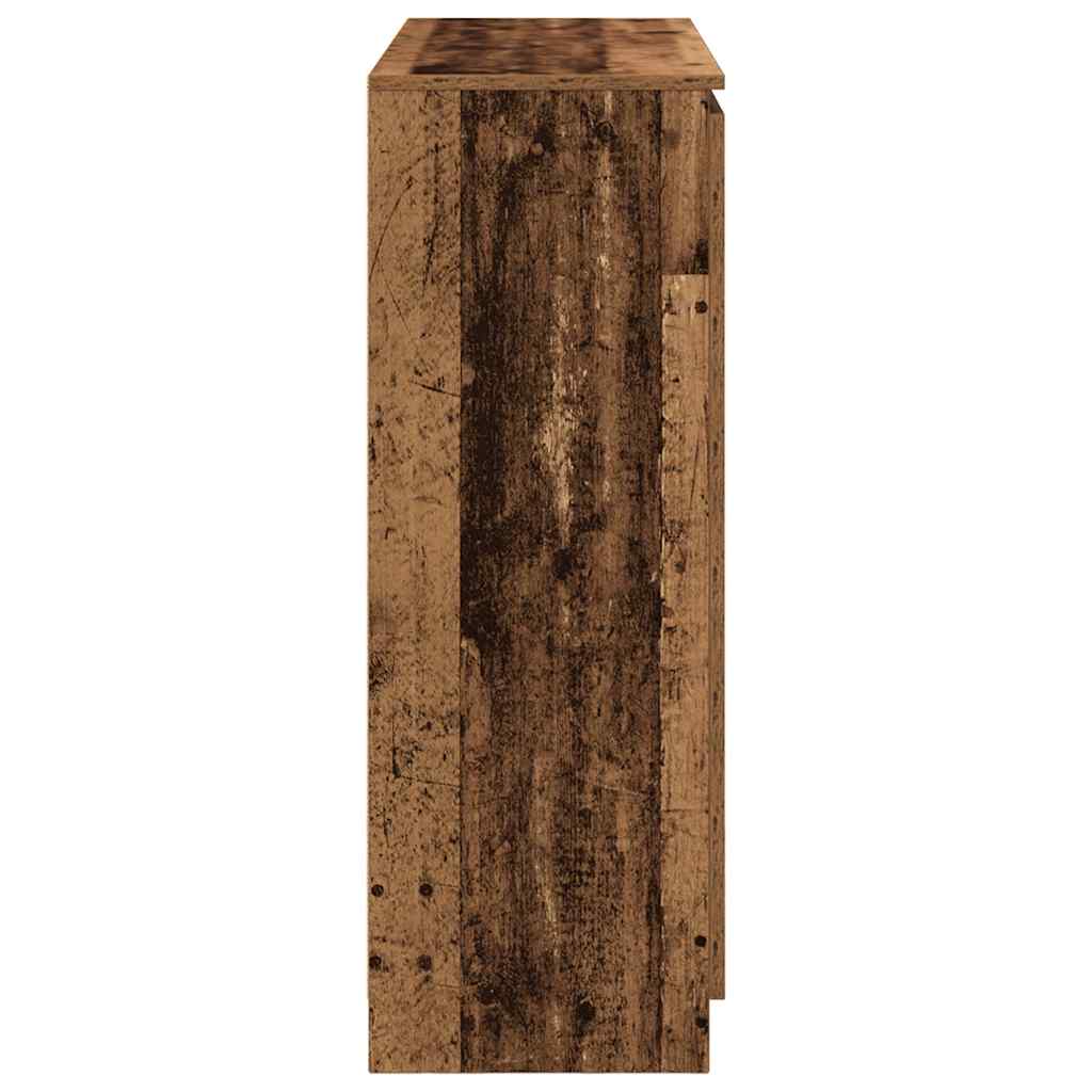 Bufetă cu sertare Lemn vechi 100,5x35x98,5 cm Lemn prelucrat GartenMobel Dekor