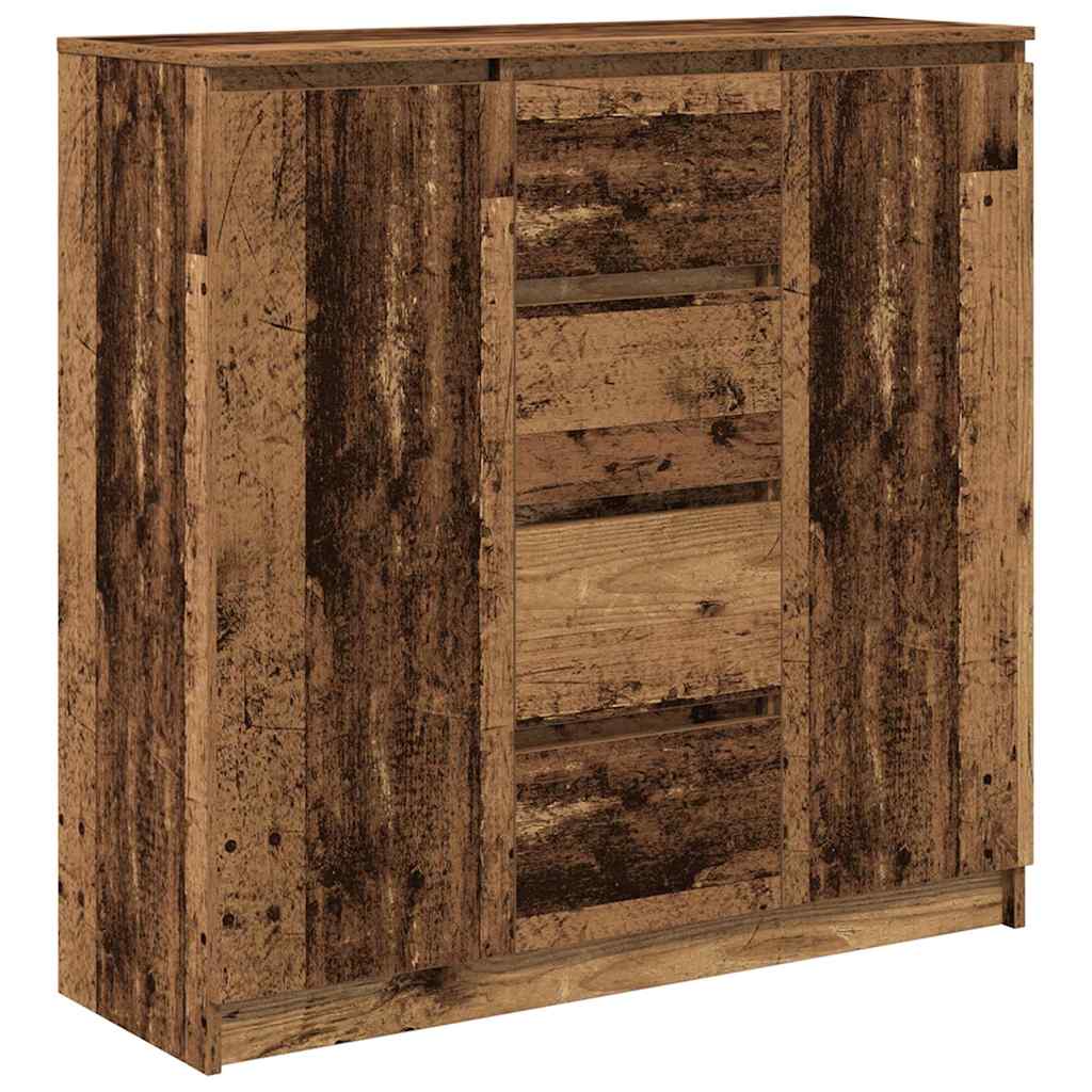 Bufetă cu sertare Lemn vechi 100,5x35x98,5 cm Lemn prelucrat GartenMobel Dekor