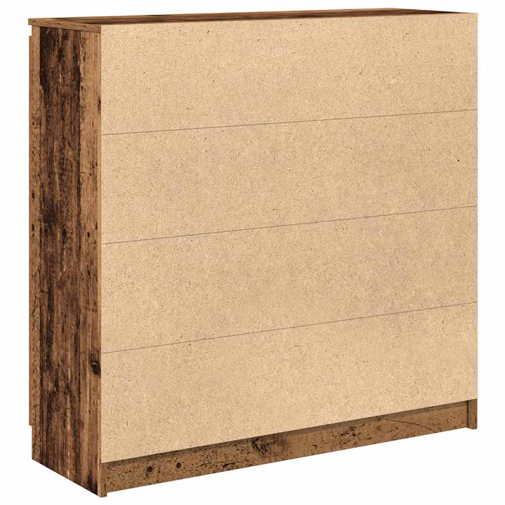 Bufetă cu sertare Lemn vechi 100,5x35x98,5 cm Lemn prelucrat GartenMobel Dekor