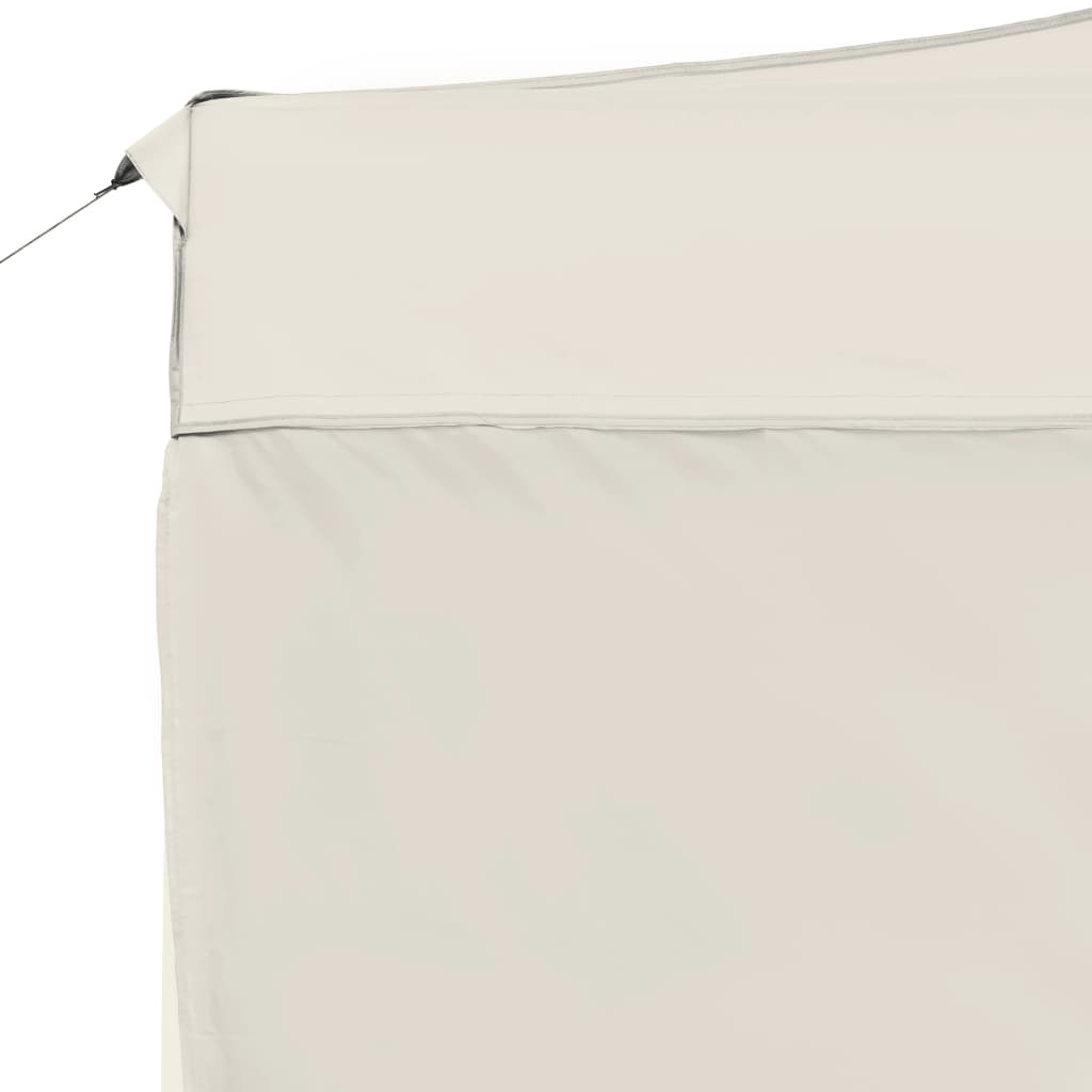 Cort de petrecere pliabil cu pereți, crem, 4,5 x 3 m, aluminiu GartenMobel Dekor