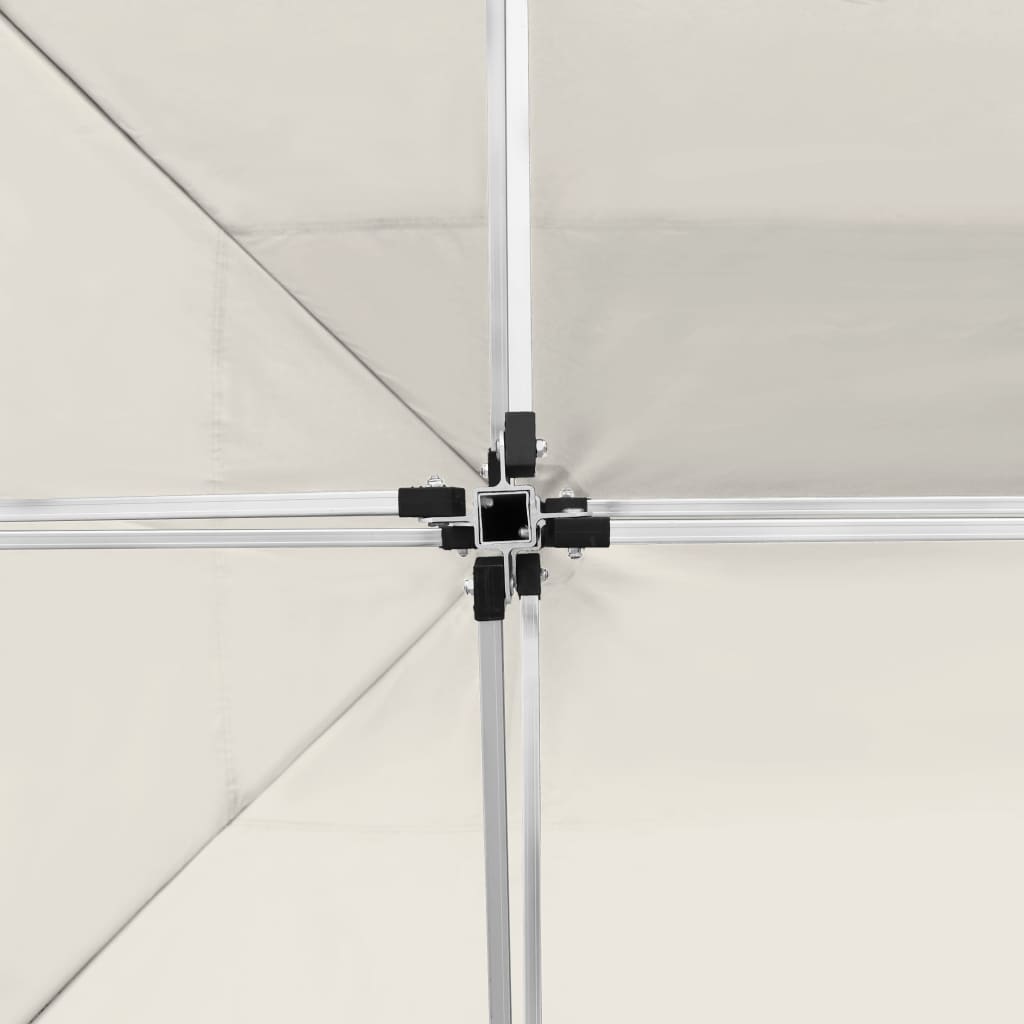 Cort de petrecere pliabil cu pereți, crem, 4,5 x 3 m, aluminiu GartenMobel Dekor