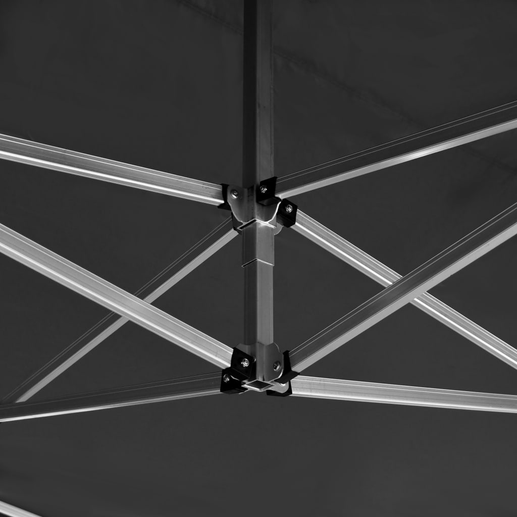 Cort de petrecere pliabil cu pereți antracit, 4,5x3 m, aluminiu GartenMobel Dekor