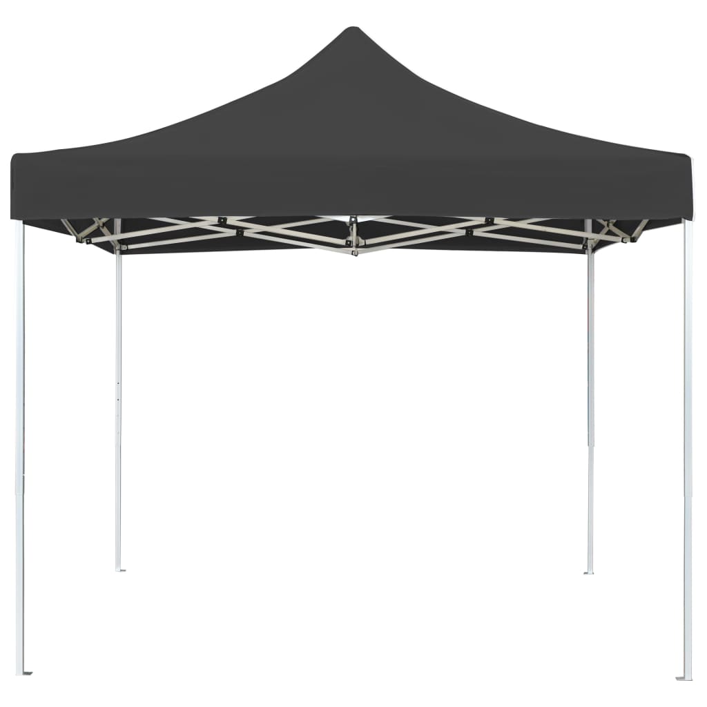 Cort de petrecere pliabil profesional, antracit, 3x3m, aluminiu GartenMobel Dekor