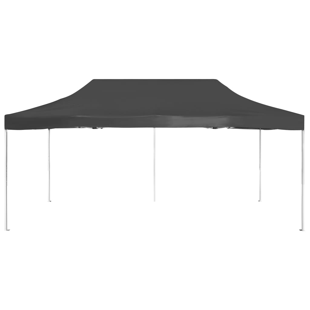 Cort de petrecere pliabil profesional, antracit, 6x3m, aluminiu GartenMobel Dekor
