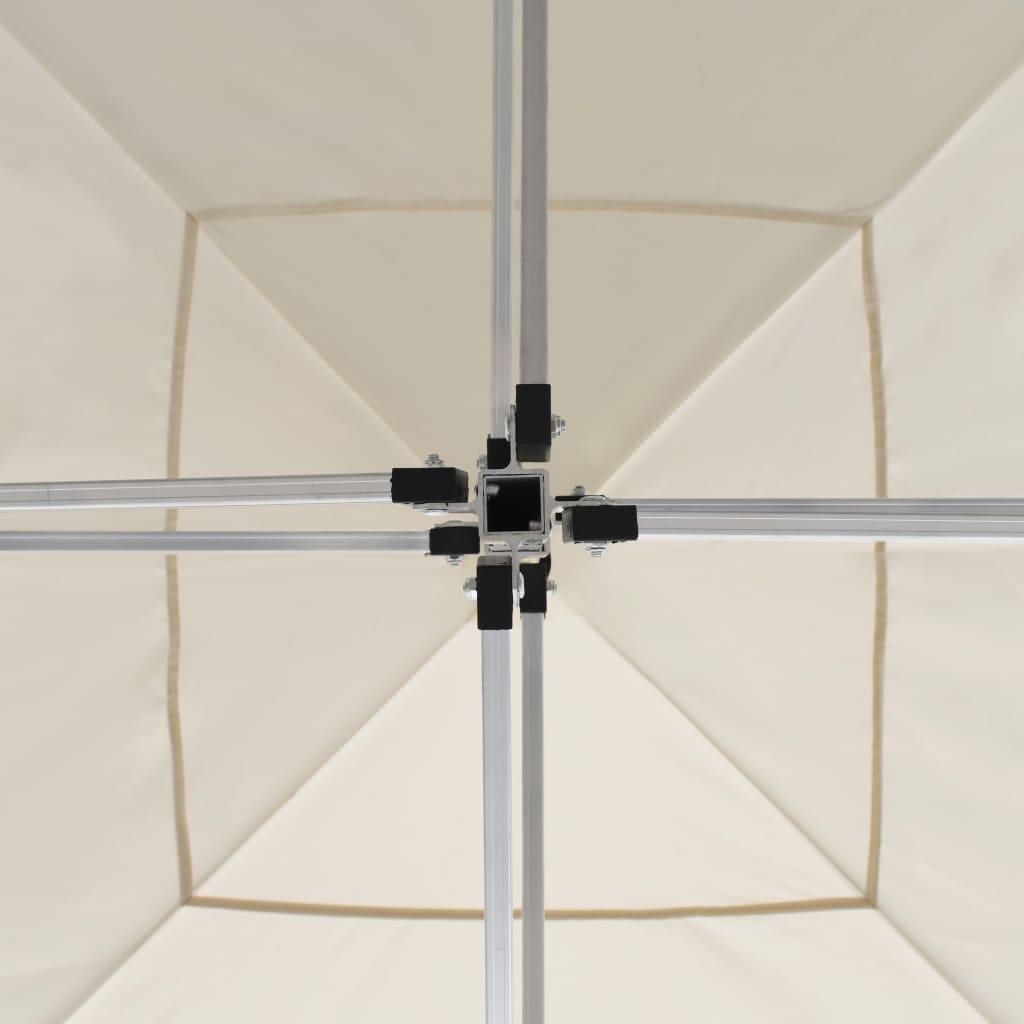 Cort de petrecere pliabil profesional, crem, 3 x 3 m, aluminiu GartenMobel Dekor