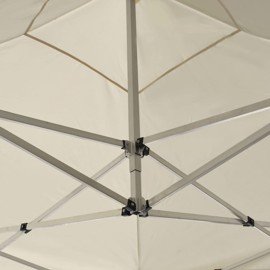 Cort de petrecere pliabil profesional, crem, 3 x 3 m, aluminiu GartenMobel Dekor