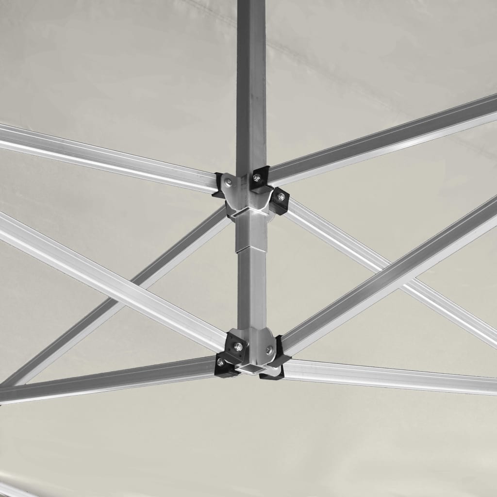 Cort de petrecere pliabil profesional, crem, 4,5x3 m, aluminiu GartenMobel Dekor