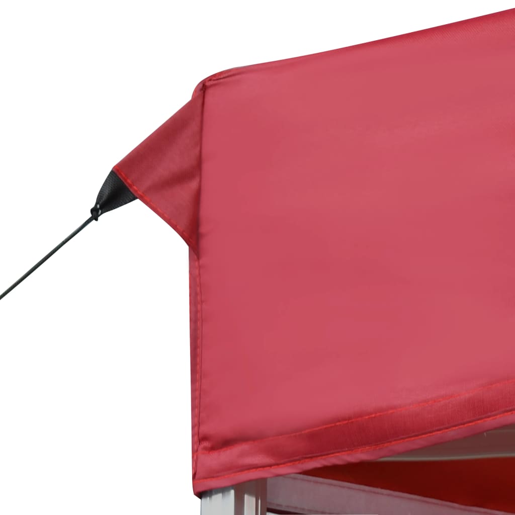 Cort de petrecere pliabil profesional, roșu vin, 6x3m, aluminiu GartenMobel Dekor