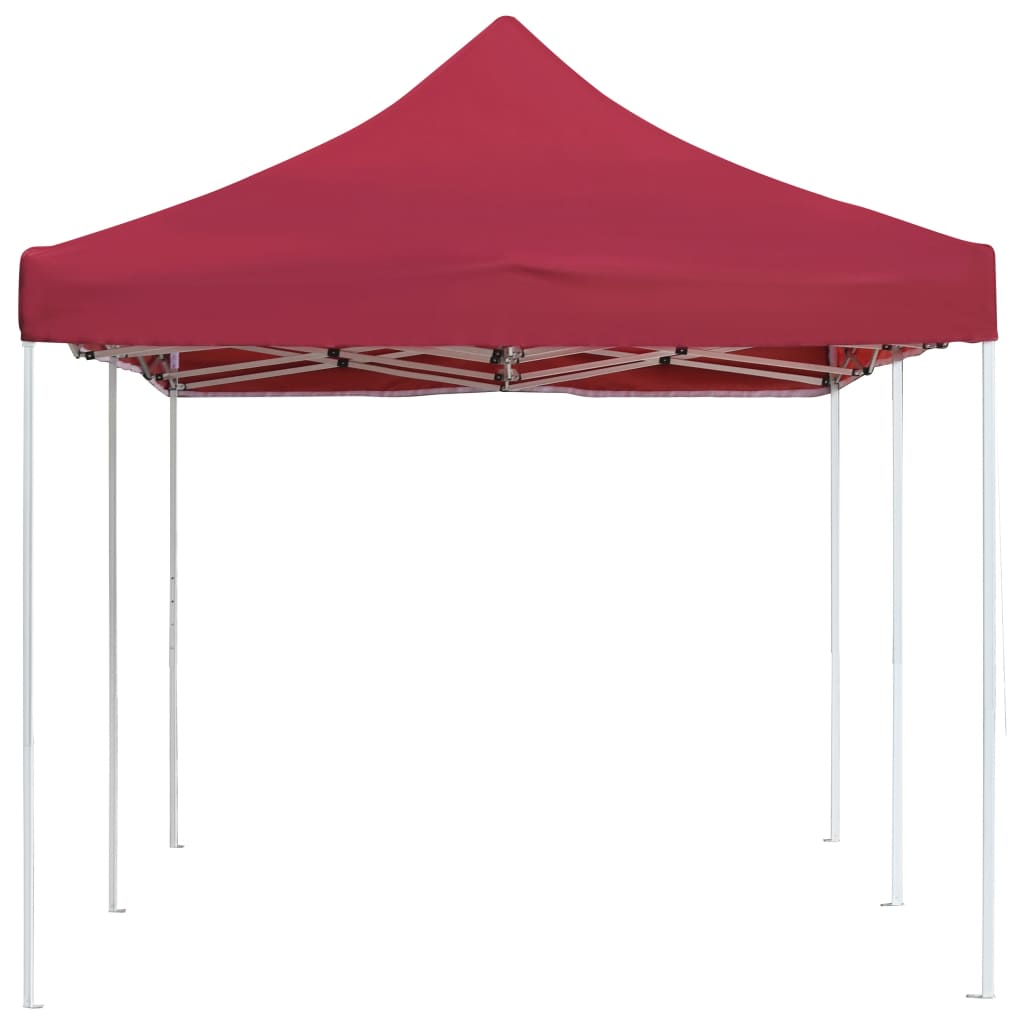 Cort de petrecere pliabil profesional, roșu vin, 6x3m, aluminiu GartenMobel Dekor