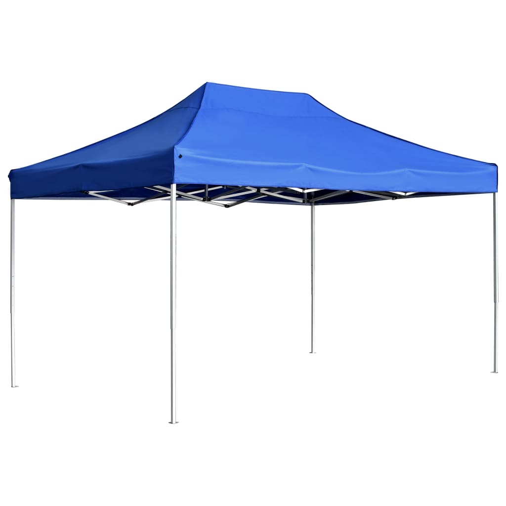 Cort de petrecere pliabil profesional albastru 4,5x3 m aluminiu GartenMobel Dekor