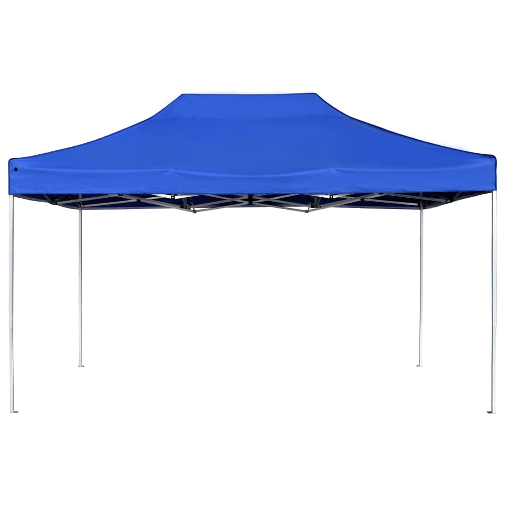Cort de petrecere pliabil profesional albastru 4,5x3 m aluminiu GartenMobel Dekor