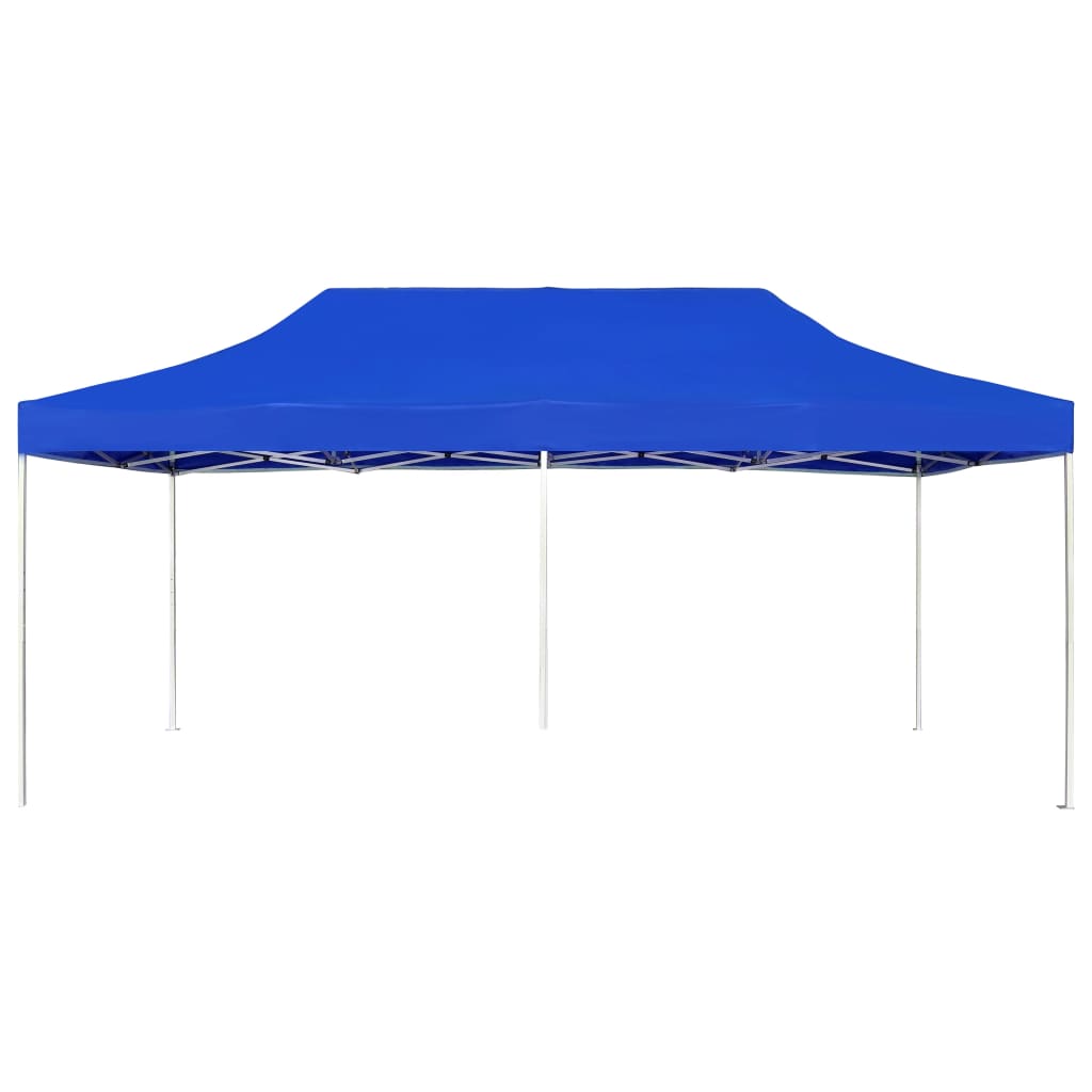 Cort de petrecere pliabil profesional albastru 6x3 m aluminiu GartenMobel Dekor
