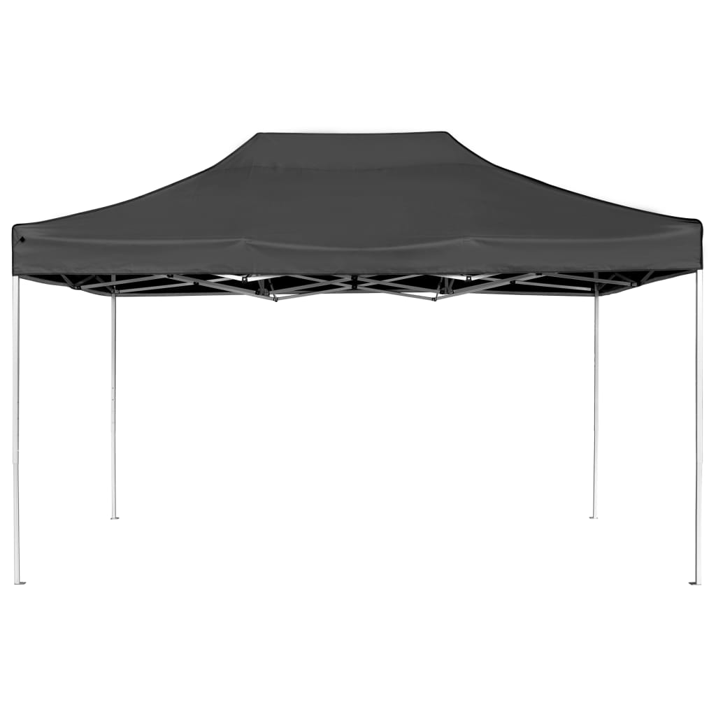 Cort de petrecere pliabil profesional antracit 4,5x3 m aluminiu GartenMobel Dekor