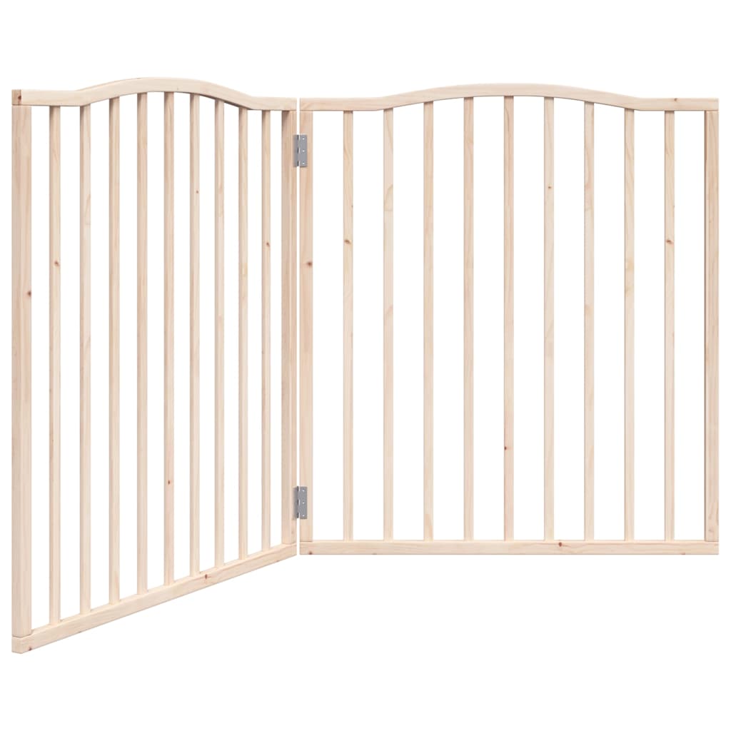 Poartă pentru câini pliabilă, 2 panouri, 160 cm, lemn de plop GartenMobel Dekor