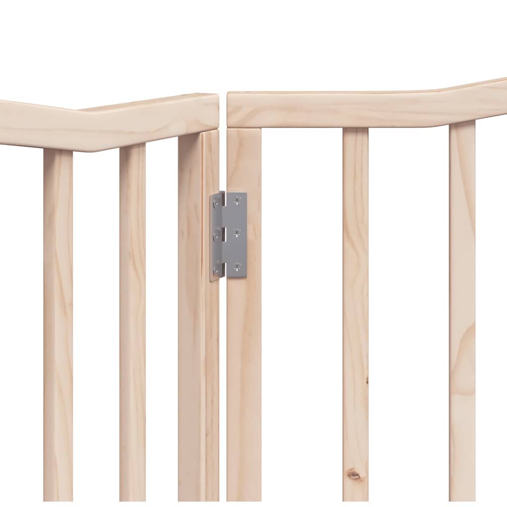 Poartă pentru câini pliabilă, 2 panouri, 160 cm, lemn de plop GartenMobel Dekor