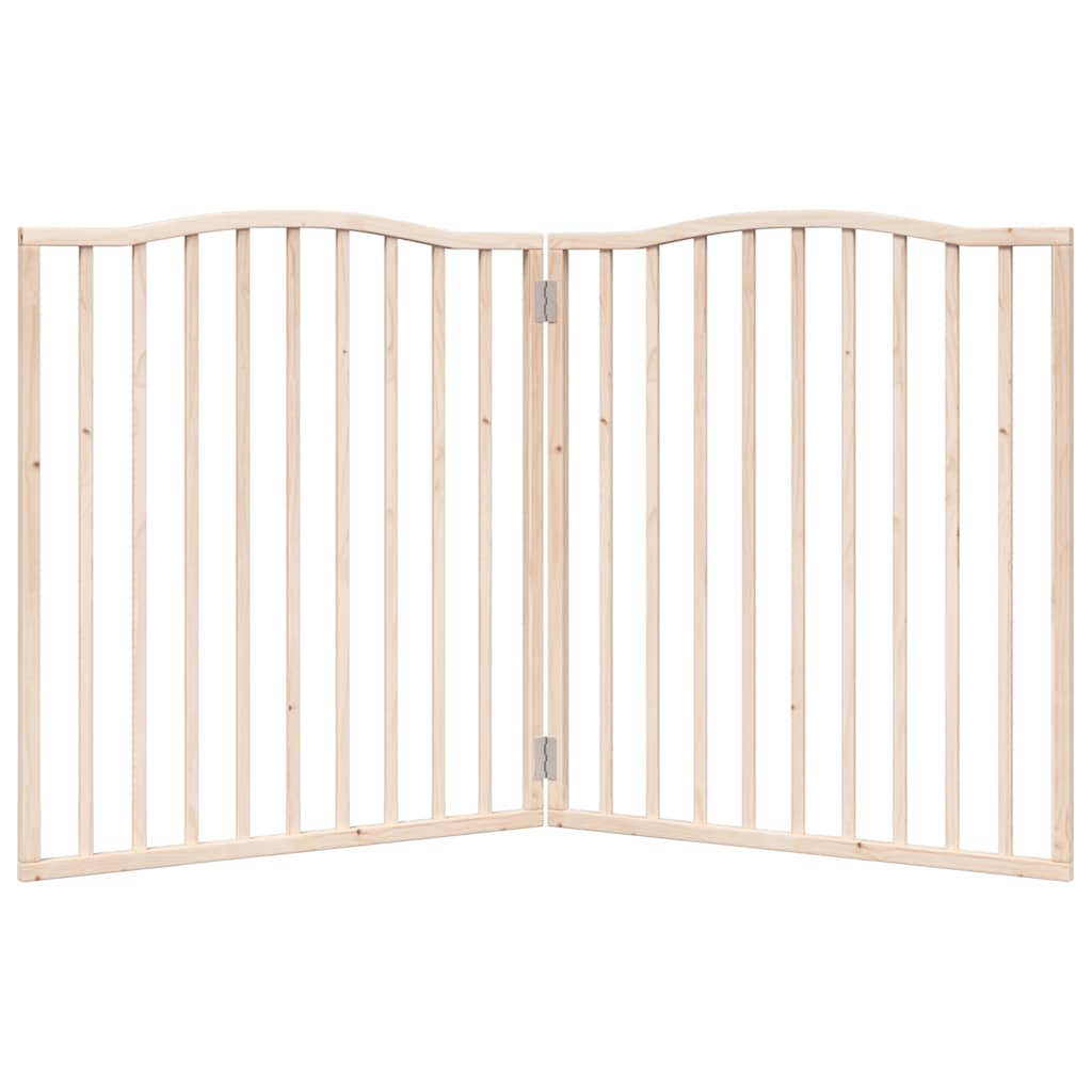 Poartă pentru câini pliabilă, 2 panouri, 160 cm, lemn de plop GartenMobel Dekor