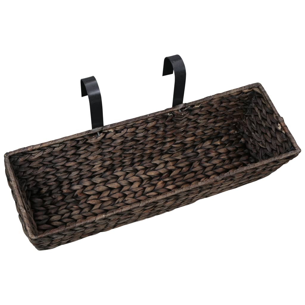 Jardiniere, 2 buc., maro, zambilă de apă  GartenMobel Dekor