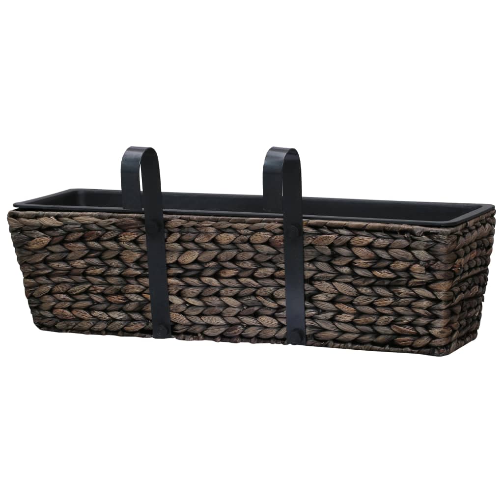 Jardiniere, 2 buc., maro, zambilă de apă  GartenMobel Dekor