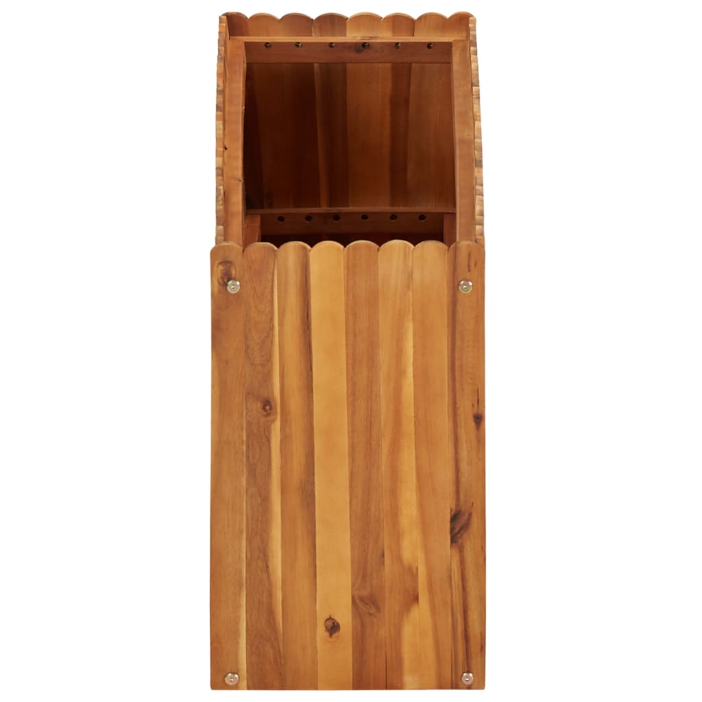 Strat înălțat de grădină, 100x30x50 cm, lemn masiv de acacia GartenMobel Dekor