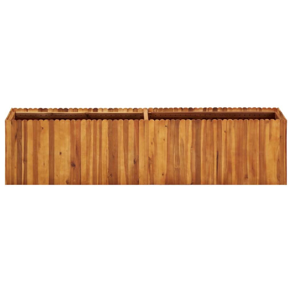 Strat înălțat de grădină, 200x30x50 cm, lemn masiv de acacia GartenMobel Dekor