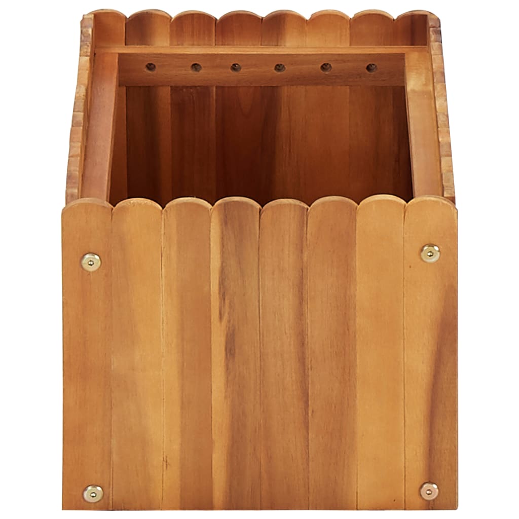 Strat înălțat de grădină, 50 x 30 x 25 cm, lemn masiv de acacia GartenMobel Dekor