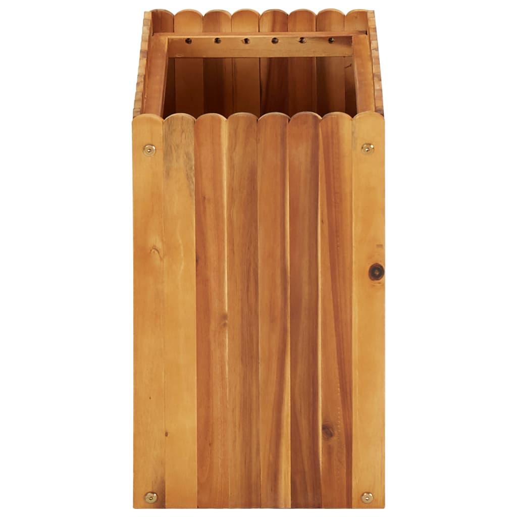 Strat înălțat de grădină, 50 x 30 x 50 cm, lemn masiv de acacia GartenMobel Dekor