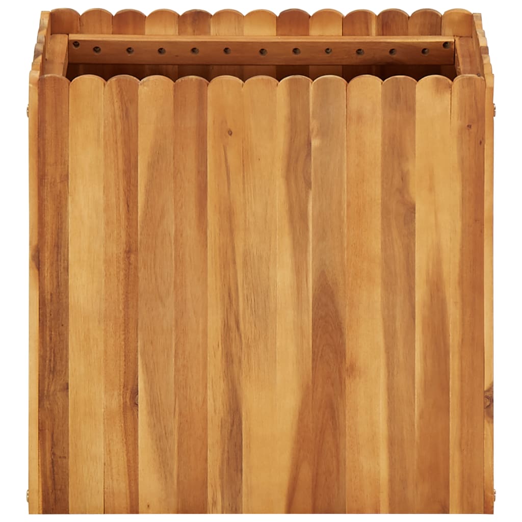 Strat înălțat de grădină, 50 x 30 x 50 cm, lemn masiv de acacia GartenMobel Dekor