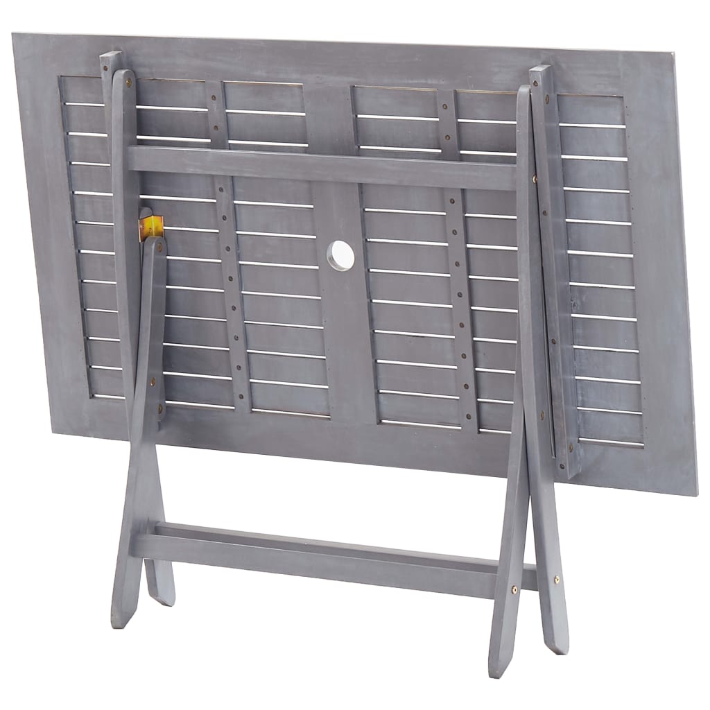 Masă de grădină pliabilă, 120x70x75 cm, lemn masiv de acacia GartenMobel Dekor