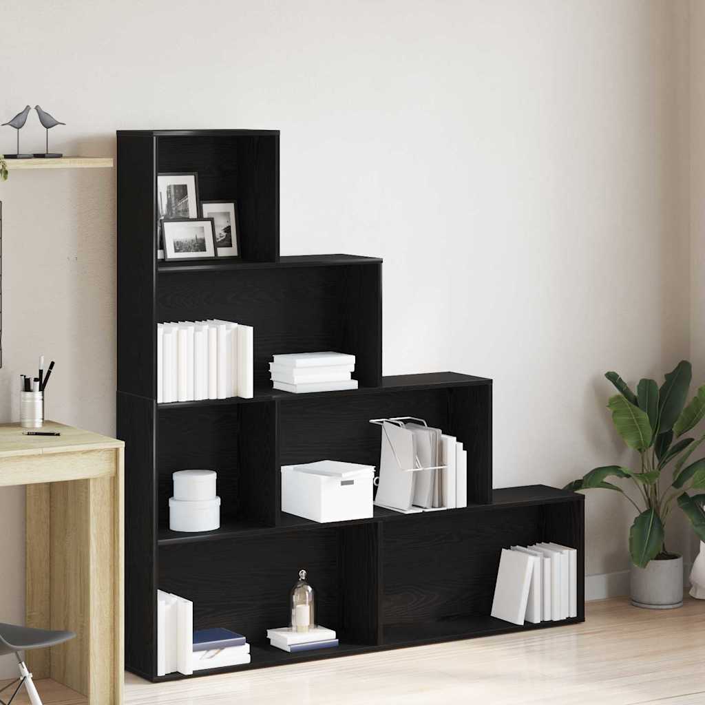 Dulap pentru cărți Stejar Negru 155 x 24 x 160 cm Lemn compozit GartenMobel Dekor