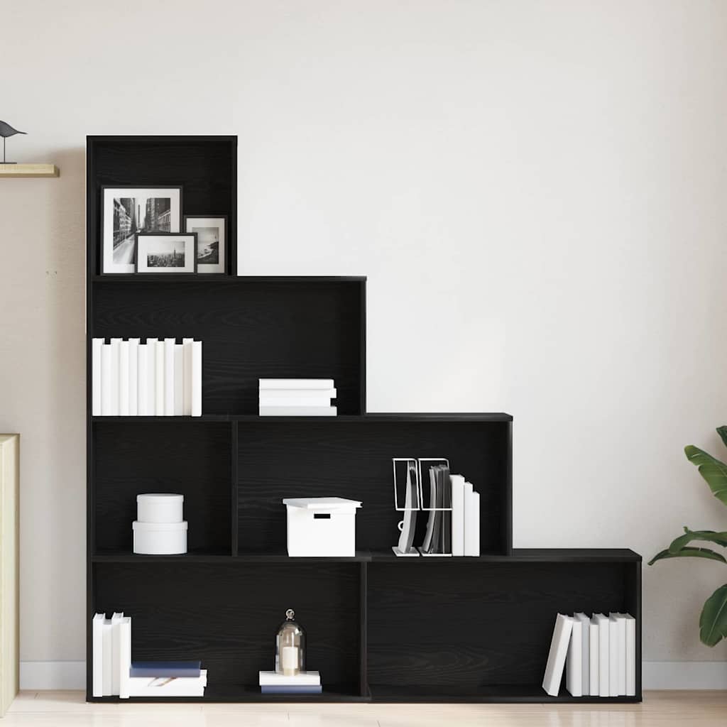 Dulap pentru cărți Stejar Negru 155 x 24 x 160 cm Lemn compozit GartenMobel Dekor