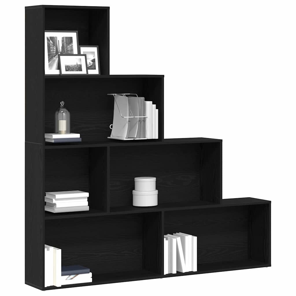 Dulap pentru cărți Stejar Negru 155 x 24 x 160 cm Lemn compozit GartenMobel Dekor