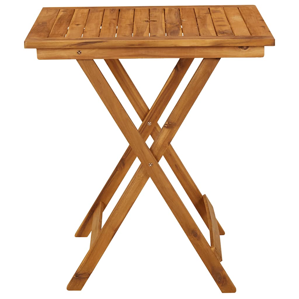 Masă de grădină pliabilă, 70 x 70 x 75 cm, lemn masiv de acacia GartenMobel Dekor