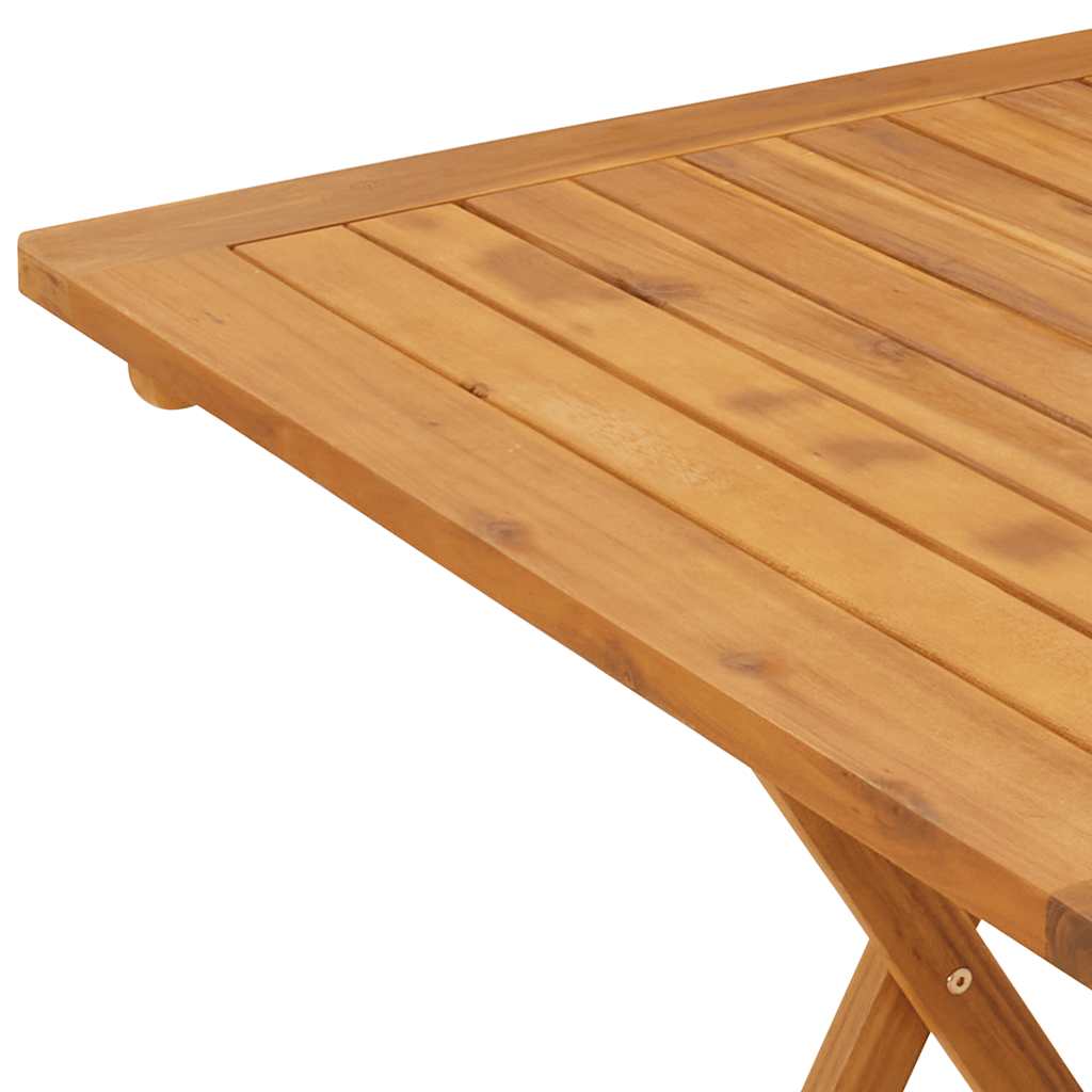 Masă de grădină pliabilă, 70 x 70 x 75 cm, lemn masiv de acacia GartenMobel Dekor