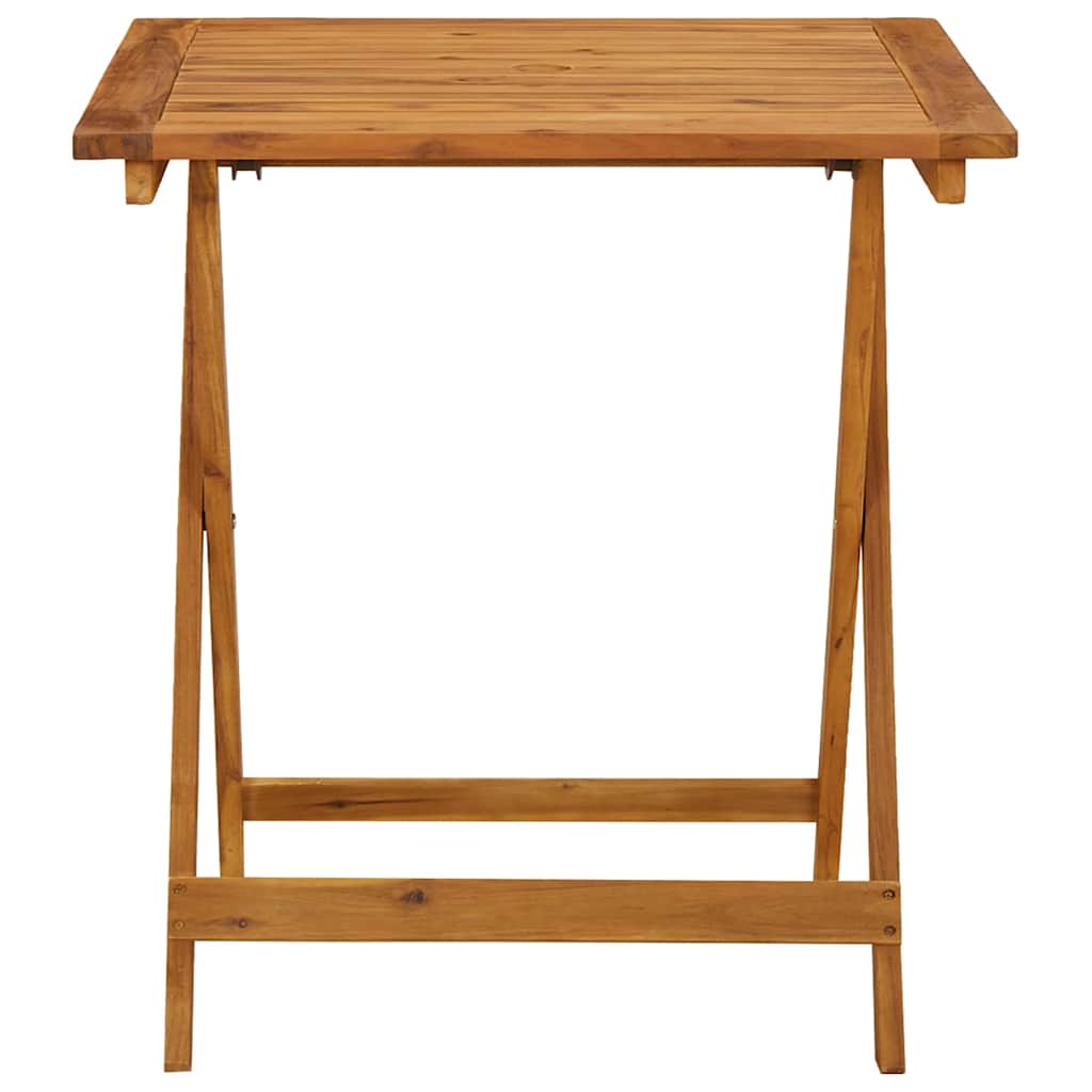 Masă de grădină pliabilă, 70 x 70 x 75 cm, lemn masiv de acacia GartenMobel Dekor