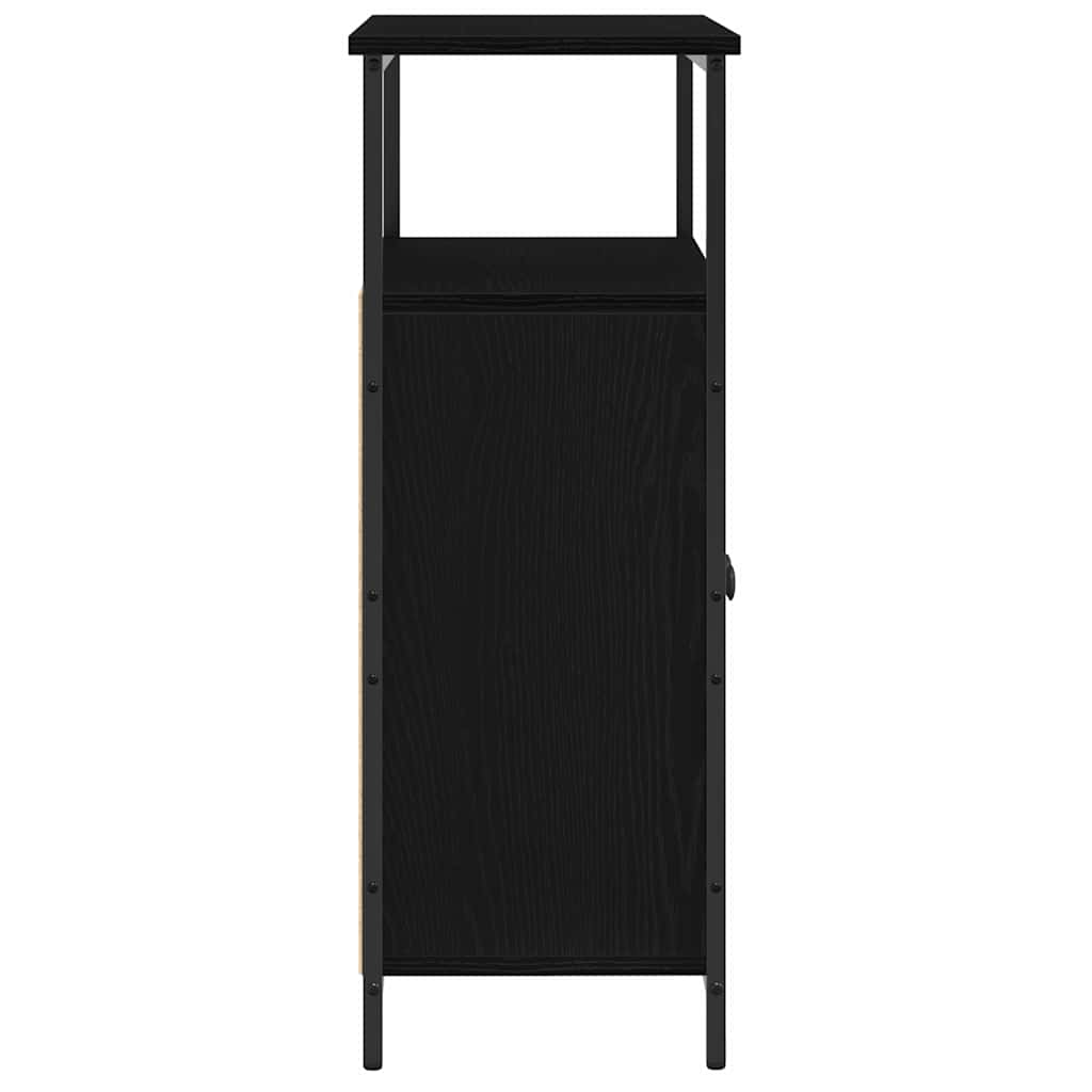 Bufet Stejar negru 70 x 30 x 80 cm Lemn compozit GartenMobel Dekor